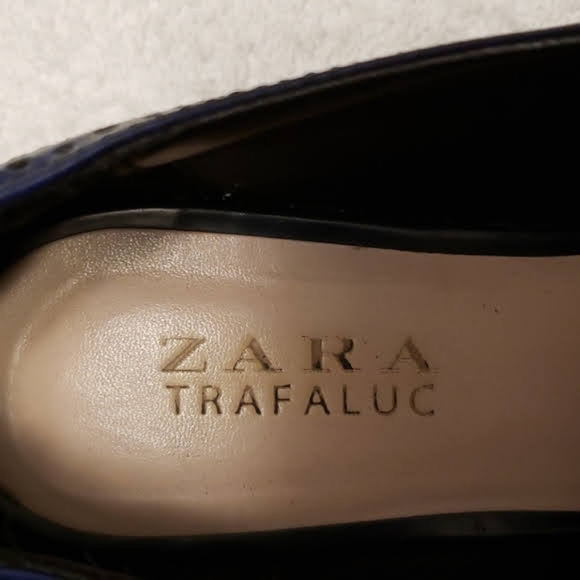 Zara Trafaluc Platform Espadrilles, dark blue, 7 or 7.5 - Picture 6 of 16